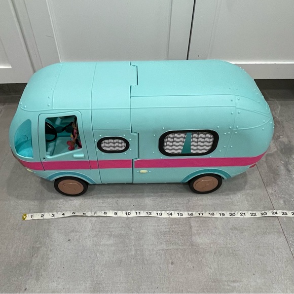 LOL Surprise Doll Camper 2 in 1 Blue Glamper Camper Van House & NO Accessories - Picture 9 of 9